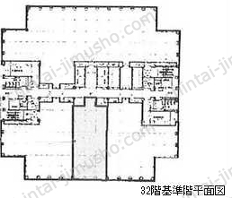 聖路加タワー32Fの間取図