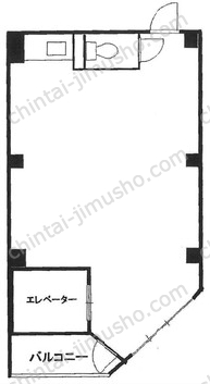 ワナミビル5階の間取図