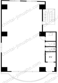 SANWA青山Bldg7階の間取図