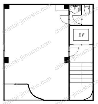 第5ナカムラビル3Fの間取図