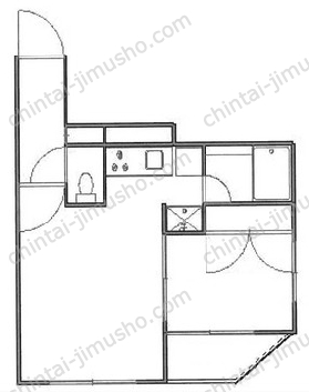サンライズ南池袋5階の間取図