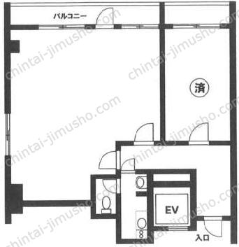 青山台ビルの間取図
