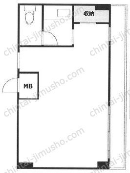 サンモール道玄坂5階の間取図