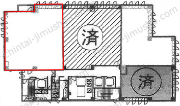 関内トーセイビルⅡの間取図
