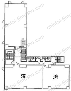 日総第8ビルの間取図