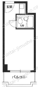 芝ダイヤハイツ5階の間取図
