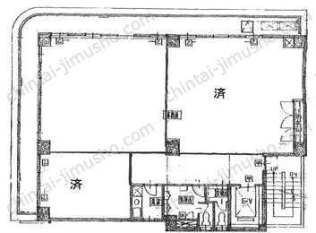 東京ミシン会館の間取図