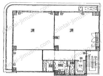 東京ミシン会館の間取図