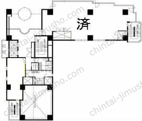 中央第6関内ビルの間取図