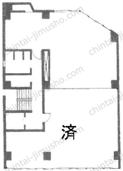 共栄ビル6階の間取図