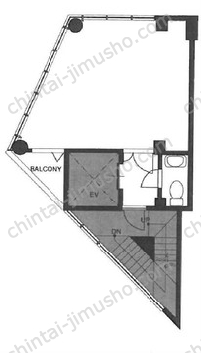 SEVEN bldg／セブンビル3階の間取図