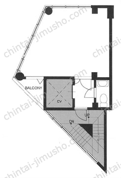 SEVEN bldg／セブンビル5階の間取図