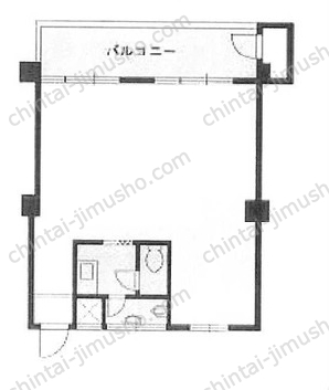 高田馬場ビルの間取図
