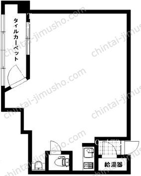ユタカ産業ビル4階の間取図