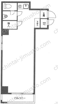 タウンハイツ銀座の間取図