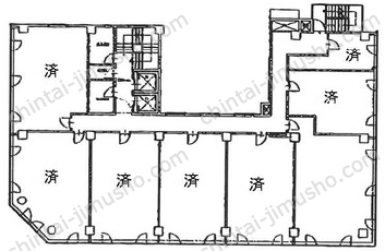 AIC共同ビル人形町の間取図