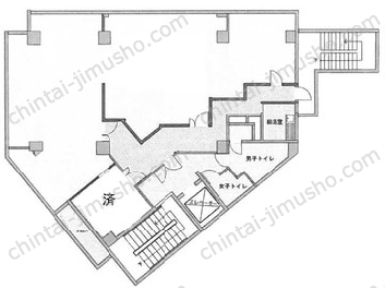 ダイトー本社ビル別館の間取図