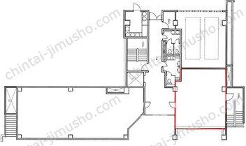 神田TNKビル1階の間取図