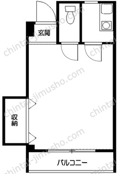 中島ビル3階の間取図