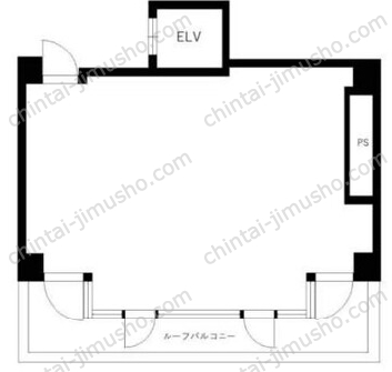 イマールビル4階の間取図