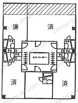 サンコービル3Fの間取図