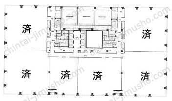 MMパークビルの間取図