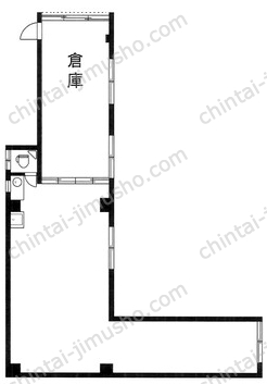 成和コーポ1階の間取図