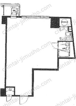 新宿ダイカンプラザ756の間取図