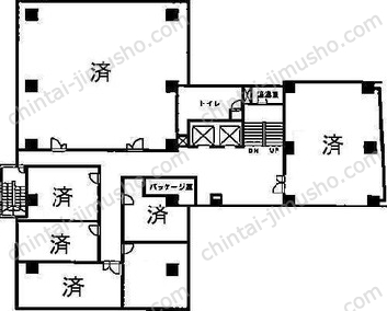 第3東ビルの間取図