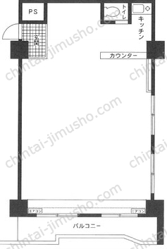 ウェルシャン池袋6階の間取図