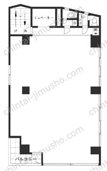 Glanffice茅場町の間取図