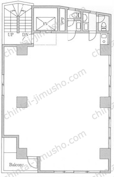 Glanffice茅場町の間取図