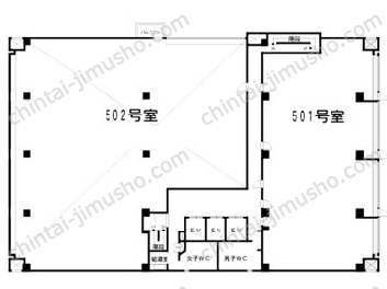 横浜金港町ビルの間取図