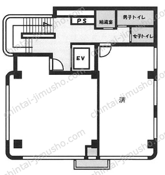 松江関内ビルの間取図
