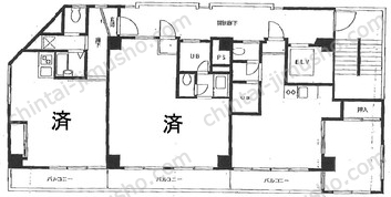 松本マンションの間取図