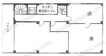 藤原ビル5階の間取図