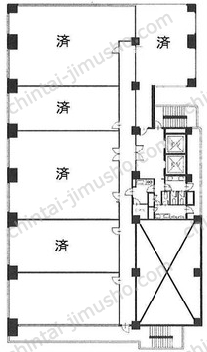 第15三ツ木ビルの間取図