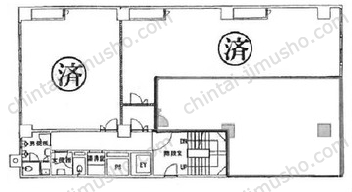 明宏ビル別館の間取図