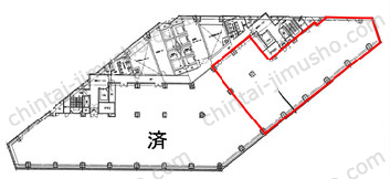 西新宿プライムスクエア／西新宿木村屋ビルディングの間取図