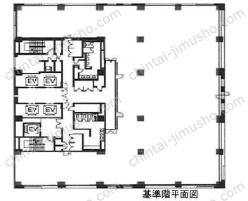 KDX府中ビル9階の間取図