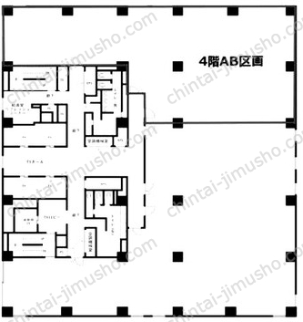 KDX府中ビル4階の間取図