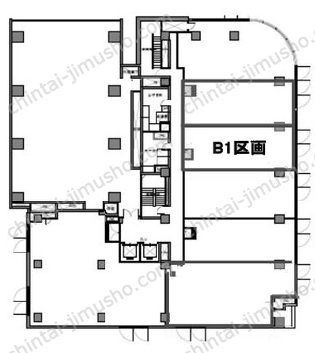 メットライフ新横浜ビル5Fの間取図