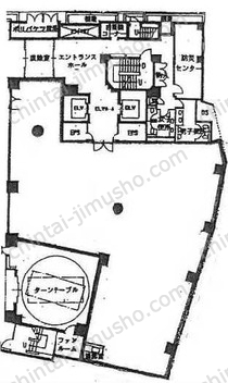 高田馬場アクセスの間取図