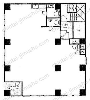 中央山田ビル2Fの間取図
