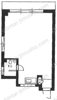 シャトーヒロ本館の間取図