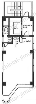 第2小高ビル2Fの間取図