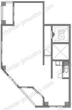 下総屋ビル7階の間取図