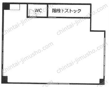アカギビル1Fの間取図