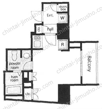VORT渋谷松濤residenceの間取図
