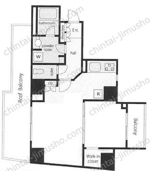 VORT渋谷松濤residenceの間取図